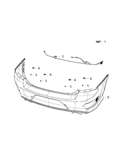 1986 Dodge Ram 50 Wiring Rear Fascia Diagram for 68449642AB