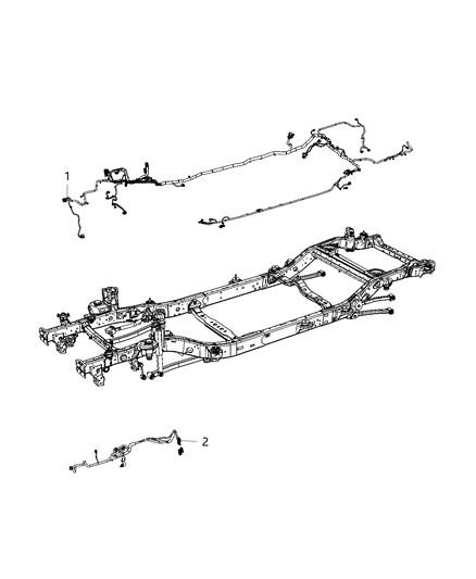2005 Chrysler PT Cruiser Wiring Chassis Left Diagram for 68320351AD