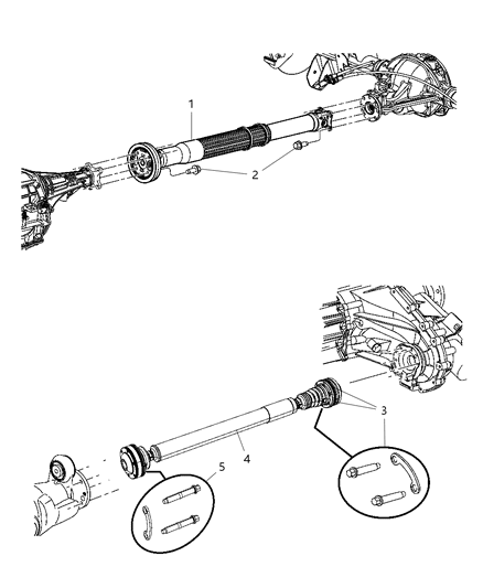 Bolt And Washer Diagram for 68026091AA