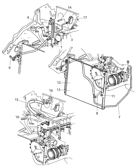 Valve A/C Expansion Diagram for 4885974AD