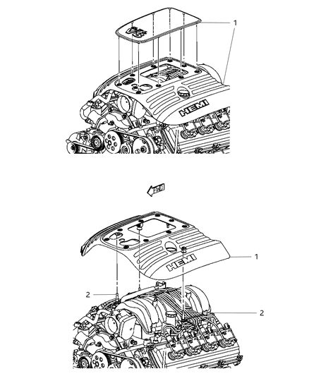 Cover Engine Diagram for 53034225AC