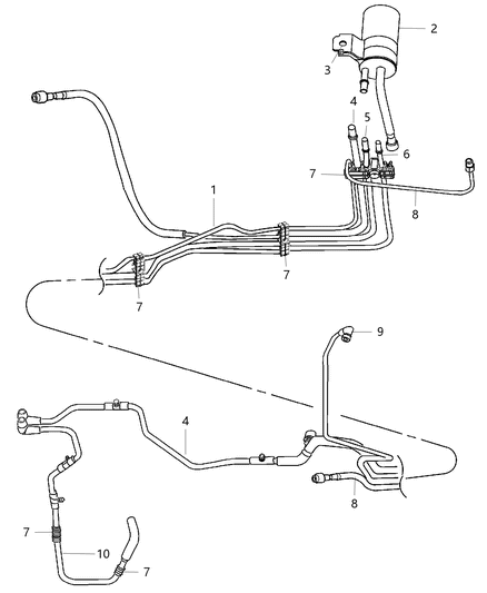 Tube Fuel Vapor Diagram for 5290105AB