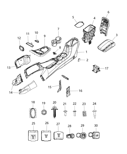 Power Outlet Inverter 110V Diagram for 68202292AA