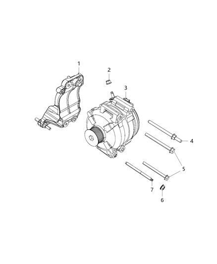 Generator Engine Diagram for 4801835AC