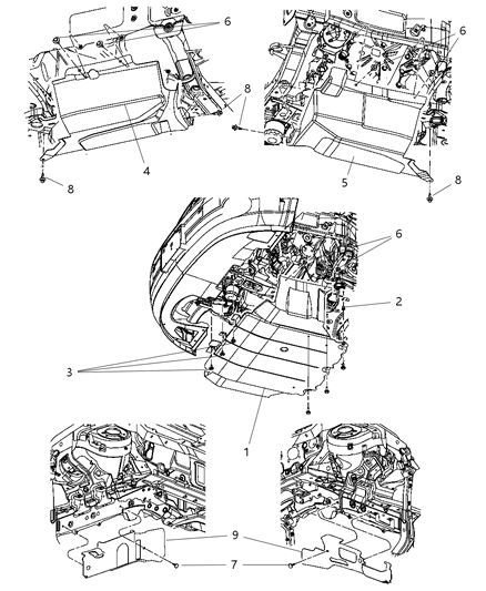1984 Dodge W150 Shield Transmission Diagram for 5116330AB