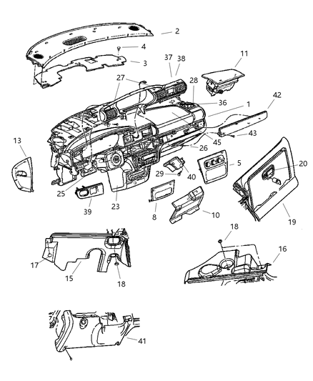 1992 Dodge Grand Caravan Plug , (Cover) Cigar Lighter Diagram for 4595522
