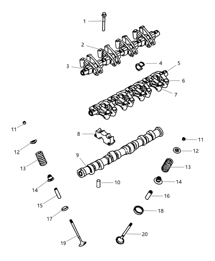 Valve Exhaust Standard Diagram for 4777772AC