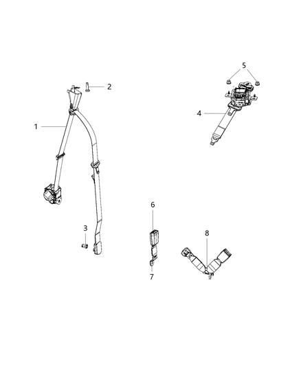 Nut Tube .437-20X1.08 Diagram for 6036633AA