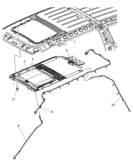 2003 Dodge Ram 2500 Van Link Jumper Diagram for 56055091AA