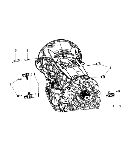 2020 Ram 2500 Vent Transmission Diagram for 53032457AD