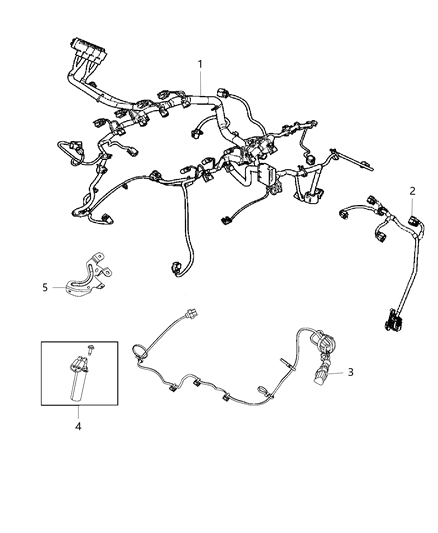 Wiring Engine Diagram for 68252093AC