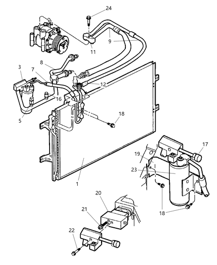 2025 Ram 3500 Switch A/C Low Pressure Cut Off Diagram for 5012330AB