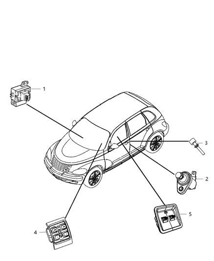 2022 Dodge Durango Switch 5 Gang Diagram for 4602698AD