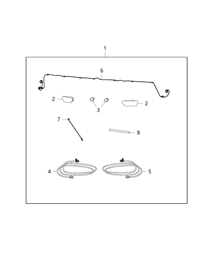 Wiring Rear Fascia Diagram for 68078324AB