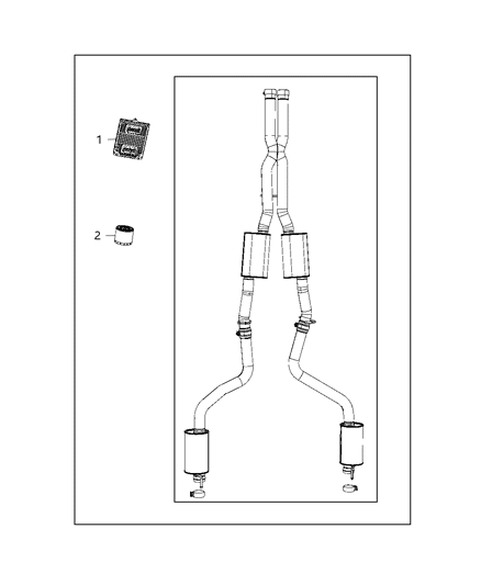Emblem 392 Hemispherical Badge Diagram for 68260794AB