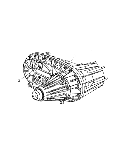 2007 Dodge Ram 3500 Transfer Case Nvg271 See Note Diagram for R2123155AA