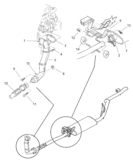 2010 Chrysler 300 Nut Hexagon Flange Lock Diagram for 6031959