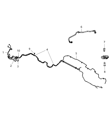 Jumper Fuel Supply Diagram for 68048956AA
