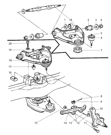 Arm Control Diagram for 4210877AE