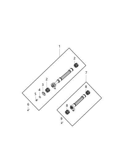 Shaft Balance Intake Diagram for 5048052AD