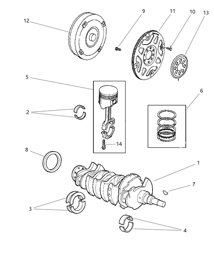 2015 Dodge Durango Converter Package Torque Diagram for 4778031AB