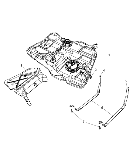 Tank Fuel Diagram for 4766135AC