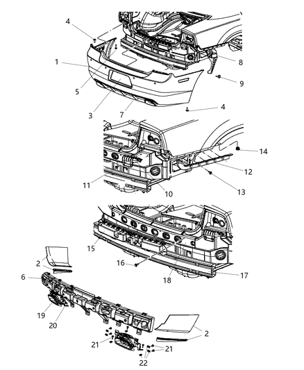 Panel Deck Opening Lower Diagram for 68037874AC