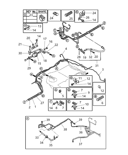 Portion, Service Emission Testing Diagram for 4591090