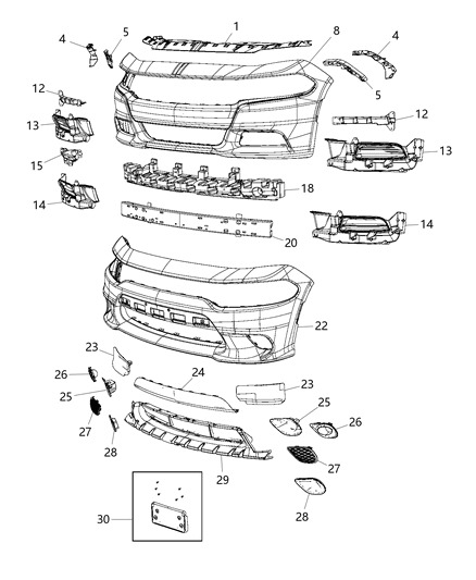 U Nut Diagram for 6511577AA