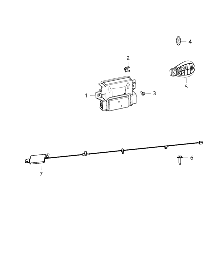 2016 Chrysler 300 Receiver Hub Diagram for 56046995AI