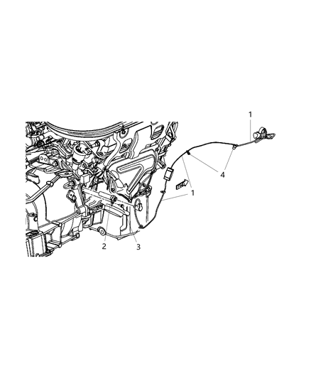 1985 Dodge Ramcharger Cord Engine Block Heater Diagram for 68357824AC