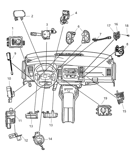 Clockspring Diagram for 56045455AG