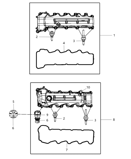 Stud And Grommet Special M6X1.00X61.00 Diagram for 6508297AA