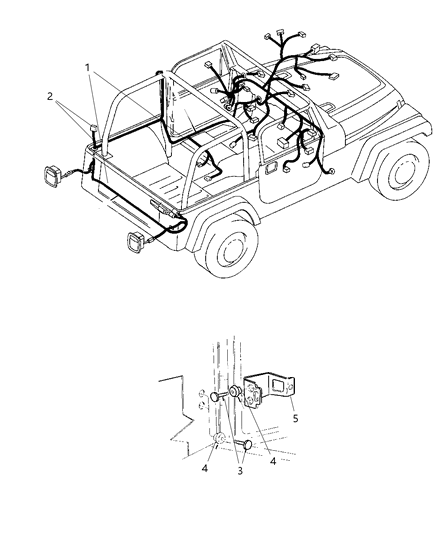 2024 Jeep Grand Wagoneer Clip Diagram for 56009333AB