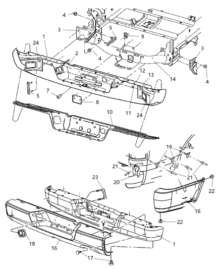 Lamp License Plate Diagram for 55077291AF