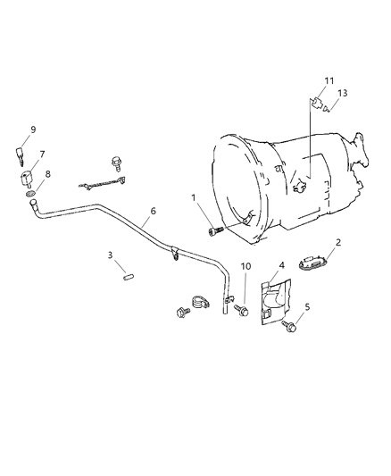2009 Dodge Sprinter 2500 Cover Diagram for 68013686AA