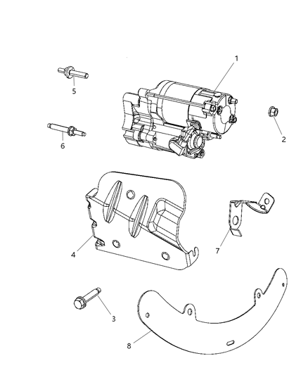Bracket Wiring Harness Diagram for 4608997AC