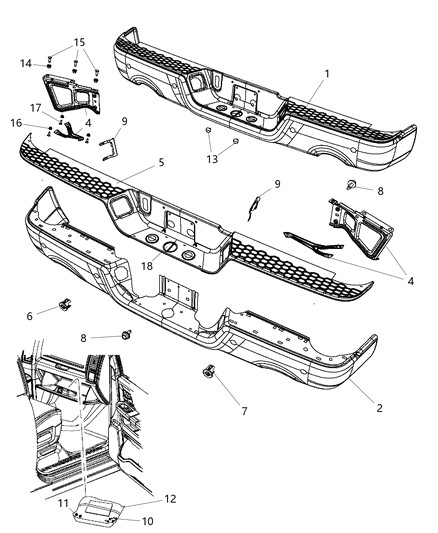 2011 Jeep Liberty Screw And Washer Hexagon Head M10X1.5X40 Diagram for 6509899AA