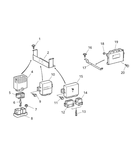 Terminal Diagram for 5120526AB