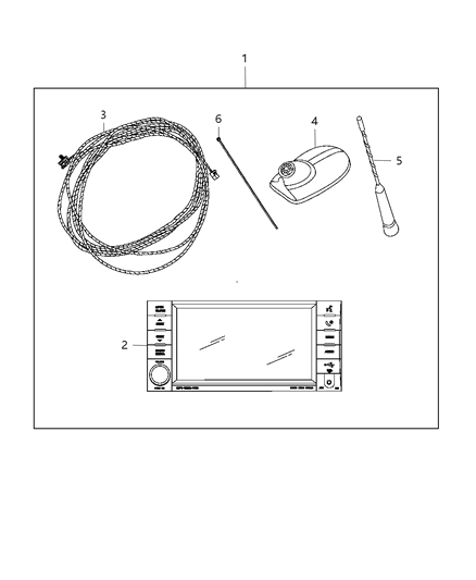 Radio Multi Media Diagram for 5091401AG