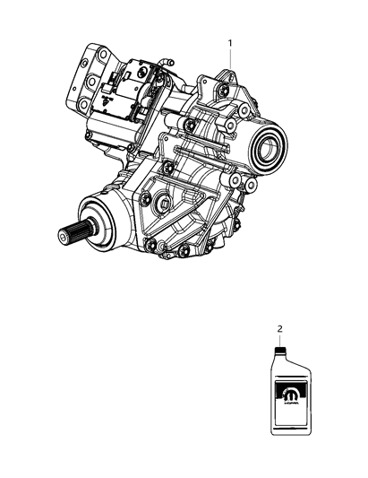 Lube Axle Diagram for 68516062AA