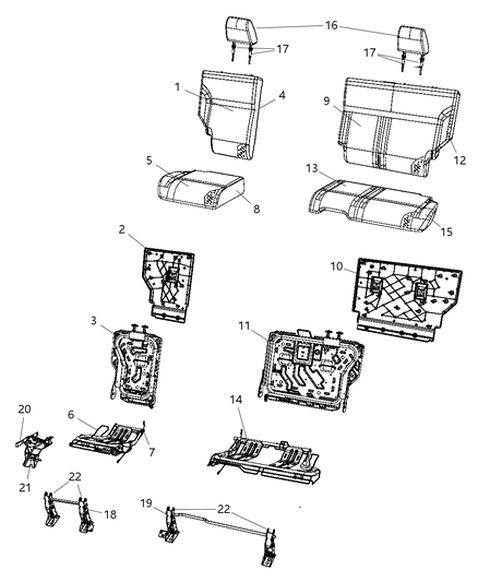 Bushing Diagram for 68004434AA