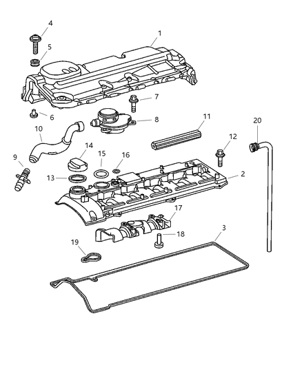 2023 Ram ProMaster 2500 Hose Diagram for 5117291AA