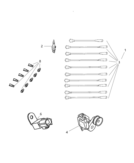 Coil Ignition Diagram for 56028138AE