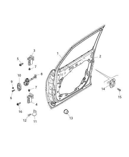 2020 Jeep Renegade Screw Torx Head Check To Body Diagram for 6509864AA