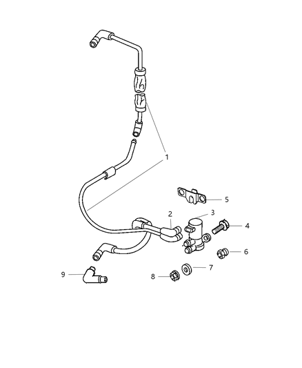 1986 Jeep Wagoneer Harness Ccv To Air Cleaner Diagram for 5037308AE