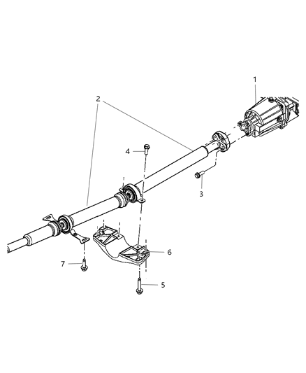 Shaft Drive Diagram for 5157008AC