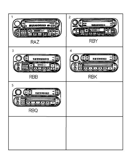 2005 Dodge Ram 2500 Radio AM/FM CD W/Nav/Dvd & CD - Ctrl See Note Diagram for 56043286AE