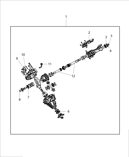 2004 Jeep Liberty O Ring Diagram for 68146584AA