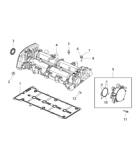 Plug M6X1.50 Diagram for 68418071AA